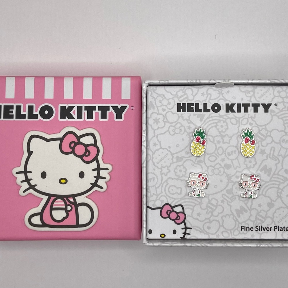 Hello Kitty and pineapple Stud Earring